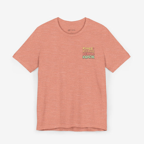 Pug Lover T-Shirt -  Retro Pug Shirt for Women